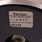 Deense modernistische Model Chief tafellamp van Vitrika, jaren 60 detail sticker