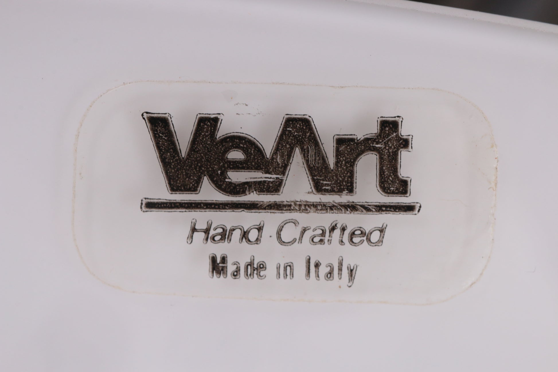 VeArt Vloerlamp Design by Jeannot Cerutti detail sticker