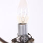 Vloerlamp chrome met 7 Witte glazenbollen detail lampje