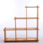 Roomdivider or compartment cabinet made of pine.