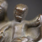 19é Vlaamse Bronzen Mariabeeld met kind detail kind