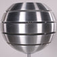 Mooie vloerlamp van Alluminium strak model 80s detail lampekap alluminium