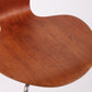 Vintage Arne Jacobsen Mosquito 3105 stoel set van 2 gemaakt door Fritz Hansen 1950s bovenkant