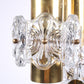 Vintage Cascade Hollywood Regency Hanglamp jaren60s detail glas