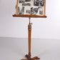 French music stand in walnut, early 1900s