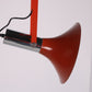 Vintage Hanglamp jaren60 rood met chrome