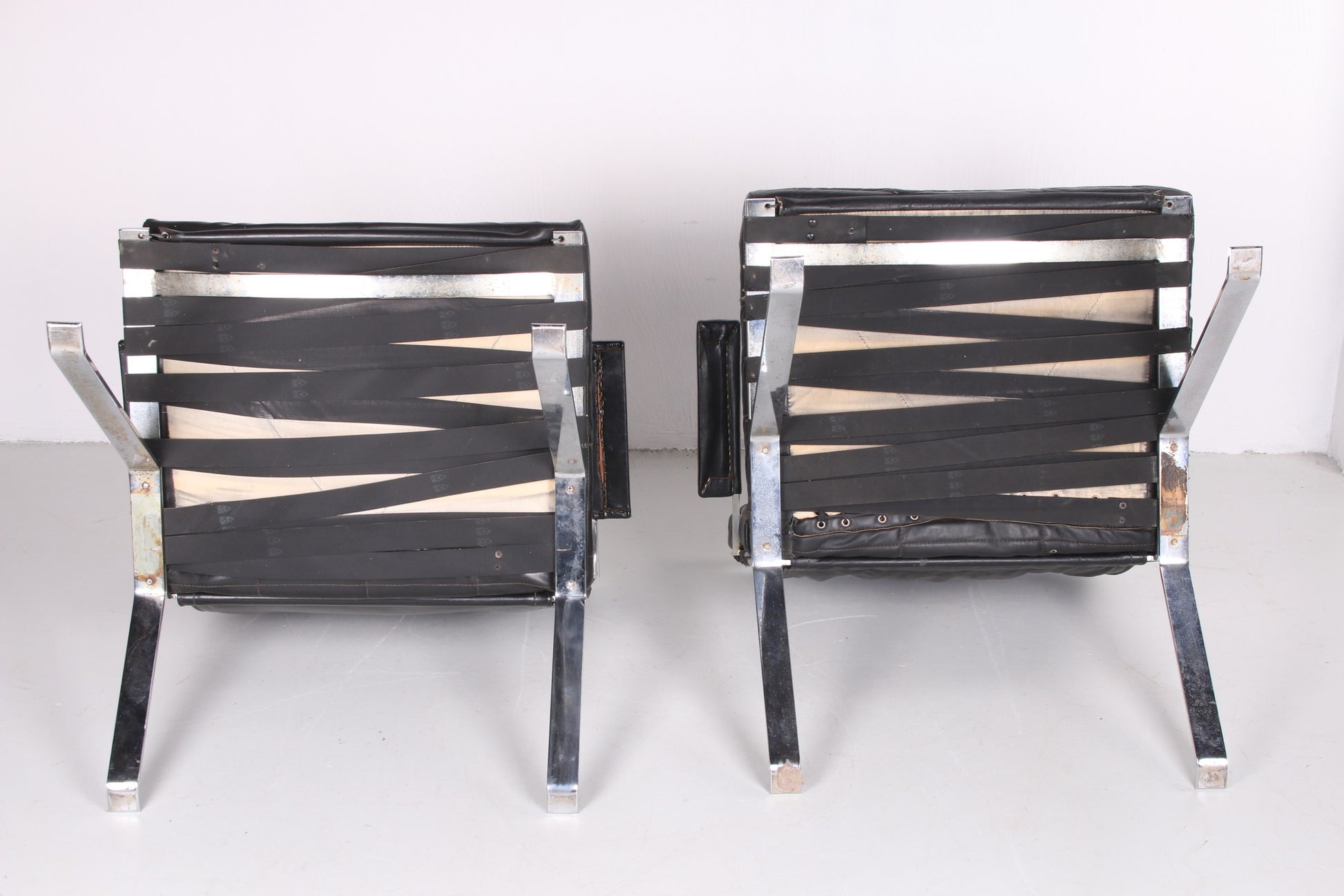 Set van 2 Lounge Chairs van Hans Eichenberger voor Girsberger, jaren 60 onderkant