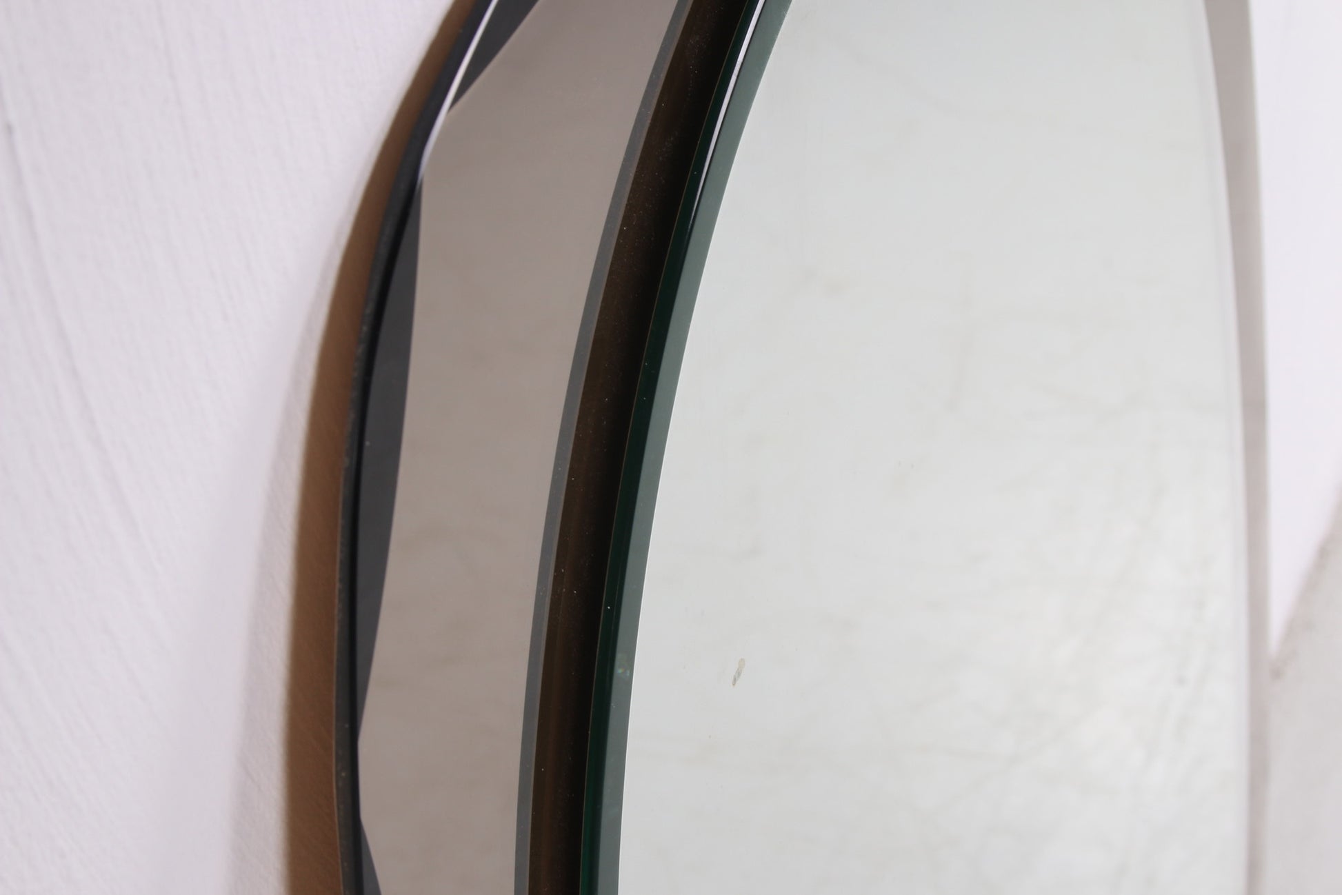 Italiaanse grote spiegel facet gesneden jaren60 detail rand
