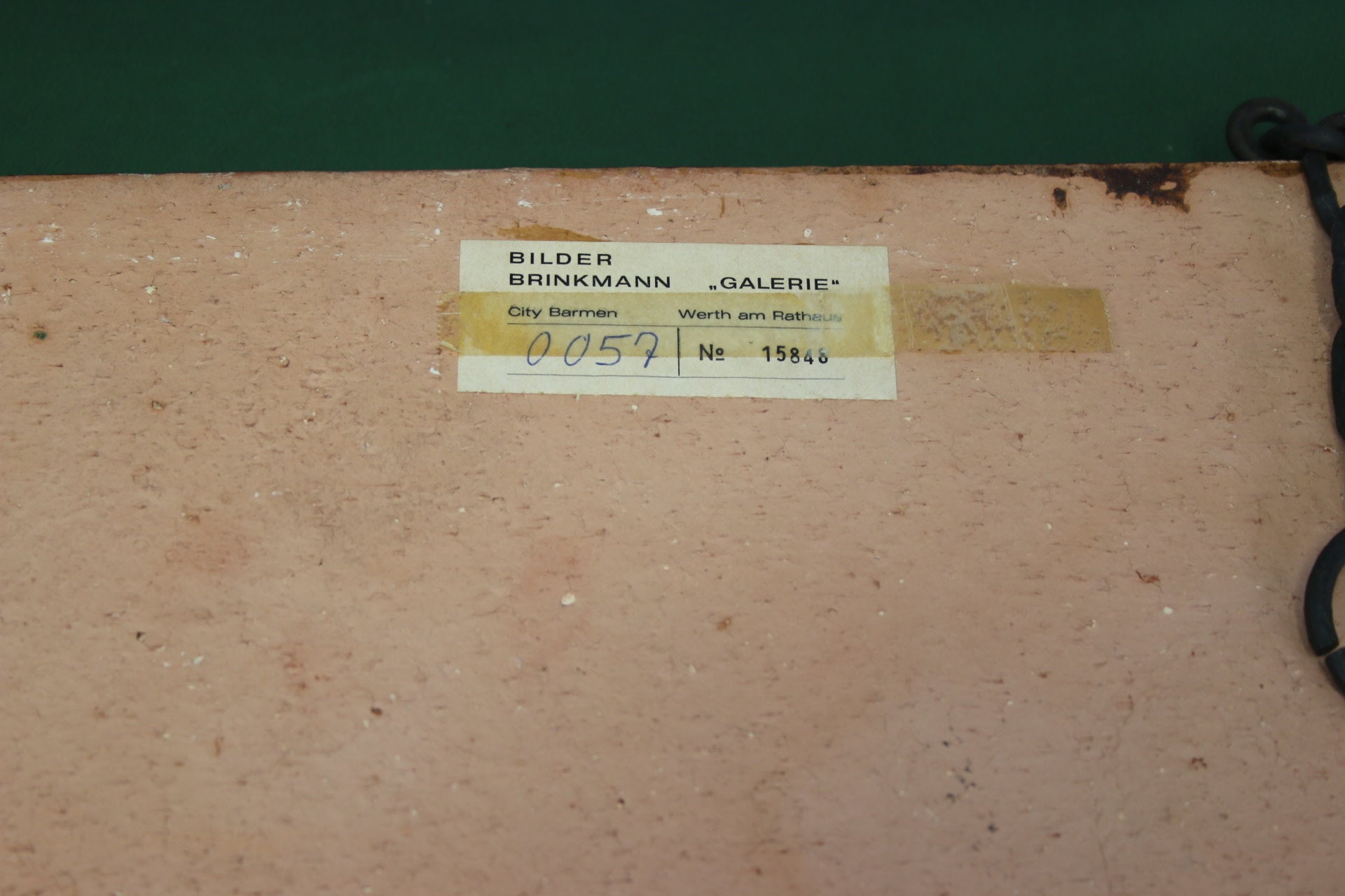 keramiek vintage plaquette muurtegel jaren60 detail sticker