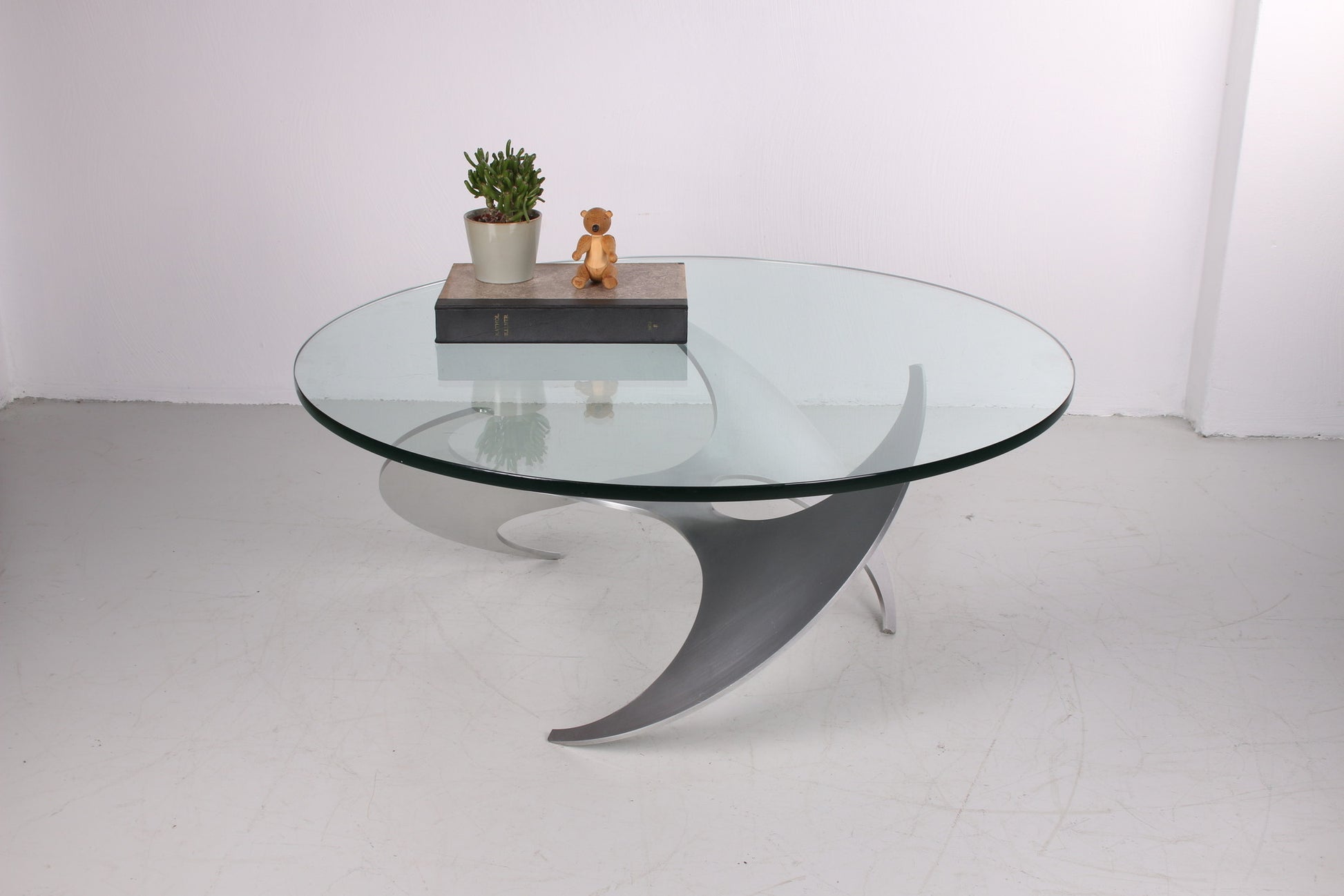 Propeller salon tafel Design van Knut Hesterberg jaren60 sfeerfoto