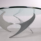 Propeller salon tafel Design van Knut Hesterberg jaren60 voorkant onder