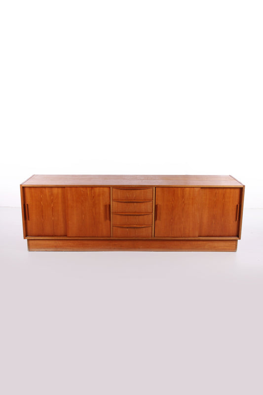 Big Low Sideboard or Dresser Danish Design in teak.