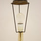 Murano Italy Gouden Gedraaide Lamp voet 50 cm detail lampje