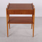 Swedish Design Nightstands with drawer and elegant legs from the 1960s by Carlstrom&Co