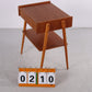 Swedish Design Nightstands with drawer and elegant legs from the 1960s by Carlstrom&Co