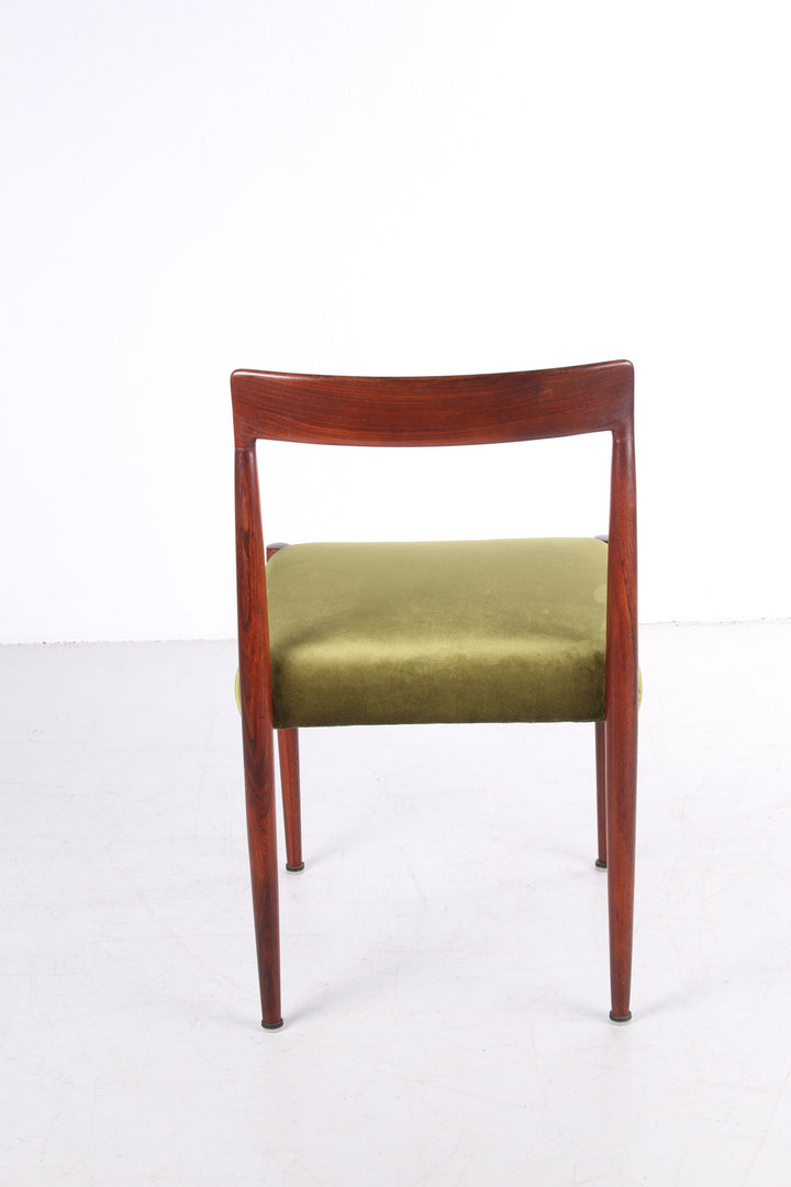 Niels Otto Moller Model 77 eettafelstoel,Denmark 1960s achterkant