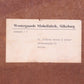 Deense Dressoir of ladekast fineer Palissander Westergaard Mobelfabriek Silkeborg detail sticker