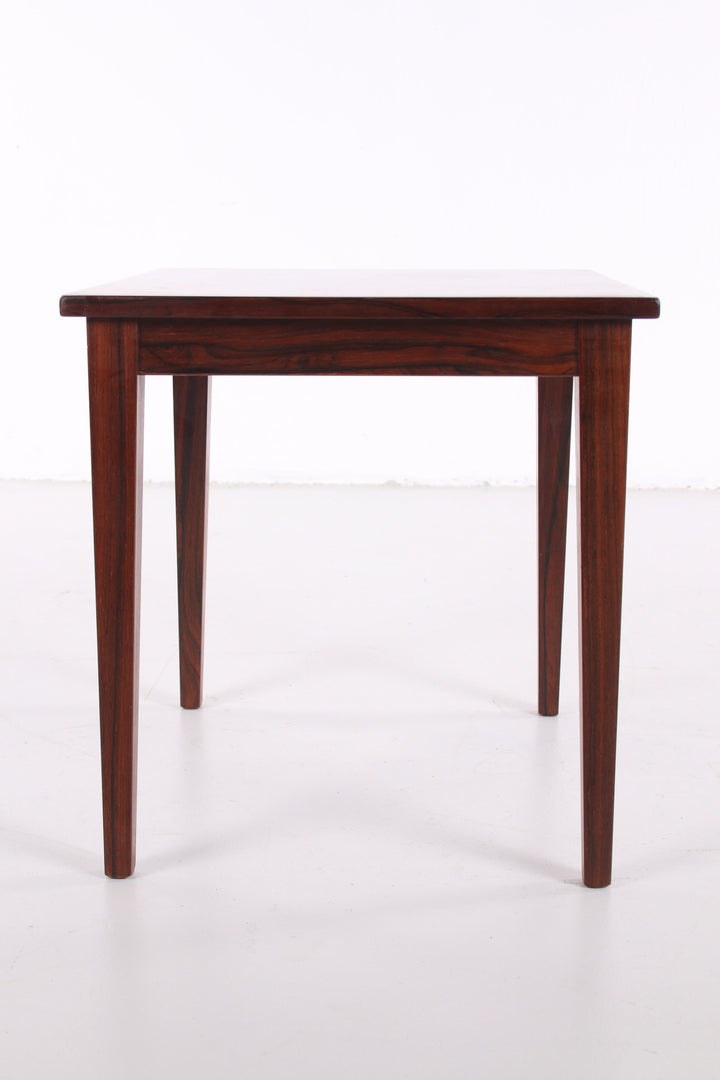 Mooi Pallisander plantentafel of bijzettafel jaren60 zijkant