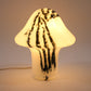 Tafellampje murano mushroom voorkant licht aan