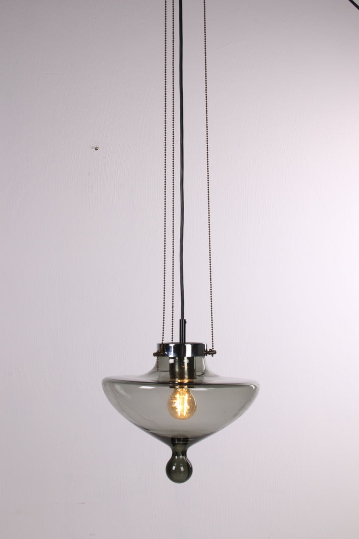 Hang lamp High Chaparral by Raak, 1970s voorkant licht aan