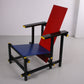 Rood-Blauwe Rietveldstoel Replica