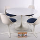 Set tafel met 4 stoelen ontwerp van Maurice Burke gemaakt bij Arkana