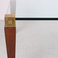 Salontafel T56 design van Peter Ghyczy jaren 70 detail tafelpoot bovenaan