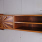 Scandinavian design floating wooden wall cabinet