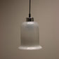 White milk glass pendant lamp Opaline lamp