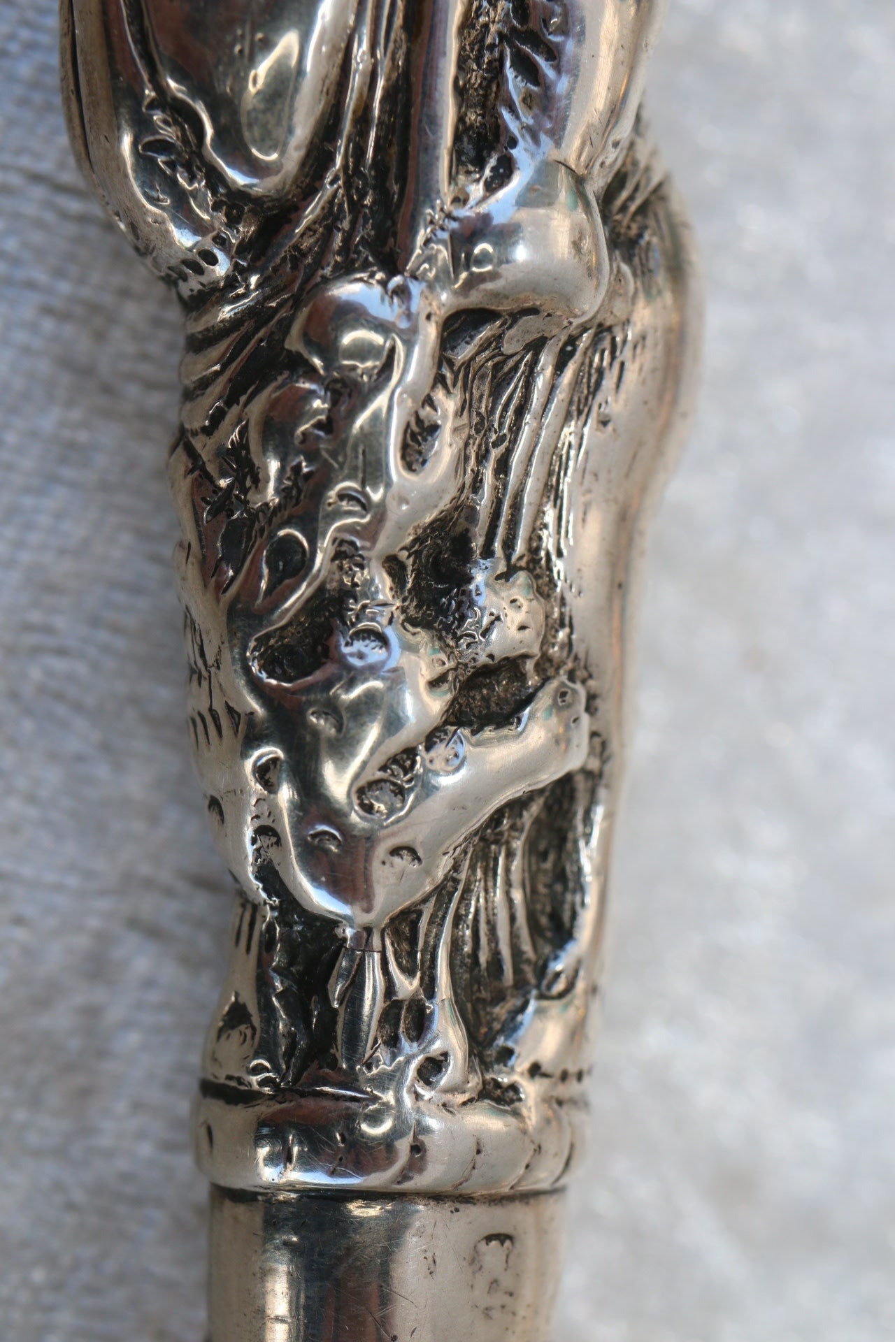 Zilveren Lakstempel Joris met de Draak detail midden